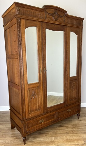 Wardrobe antique french - wardrobe, oak