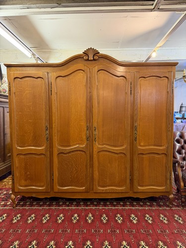 French four door carved oak - french,