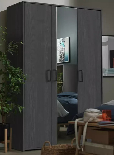 Oslo door mirror wardrobe - 3,