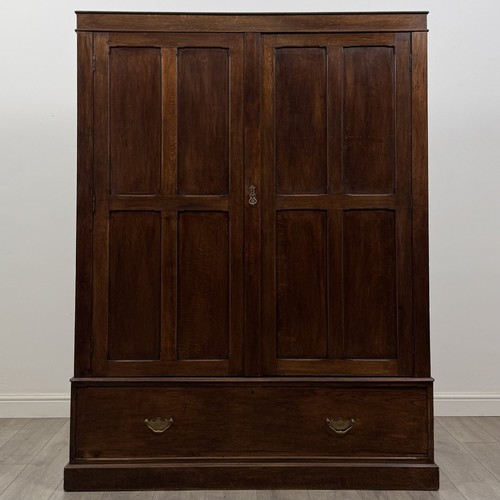 Antique edwardian oak - antique, wardrobe