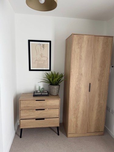 Oak effect wardrobe drawers - oak,