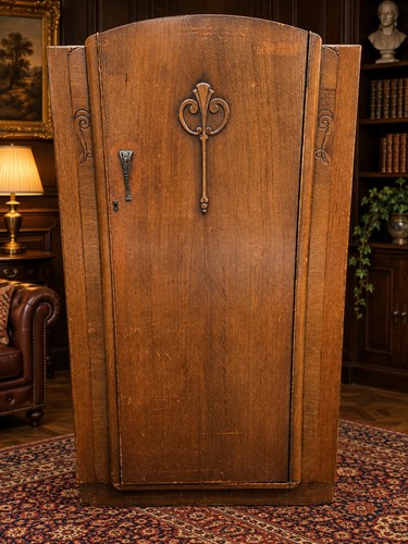 Antique art deco wardrobe - antique,