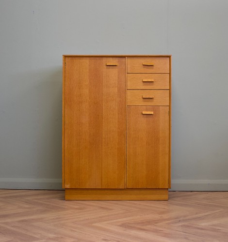 Mid century oak compactum - oak,