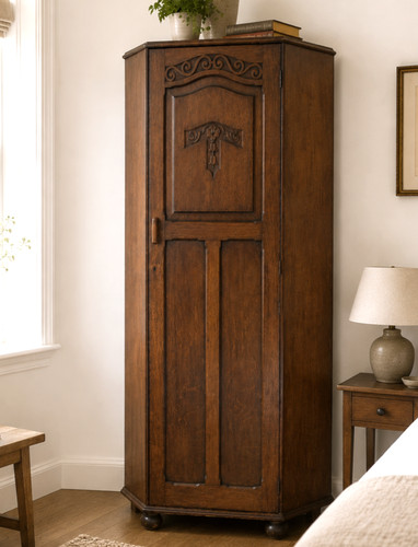 Antique oak hall - antique,