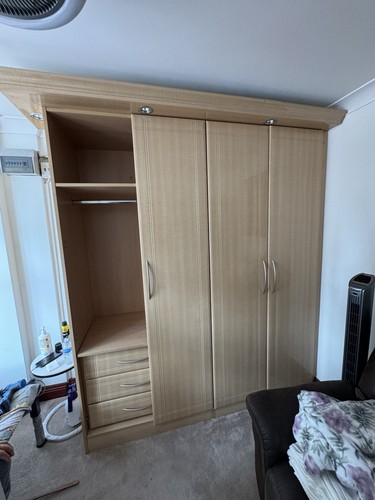 Large door wardrobe with - door,