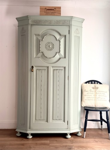 Antique hand painted restored - hand,