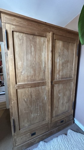 Double wardrobe wooden - double, ,