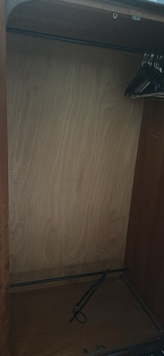 Oak wood wardrobe - wood,