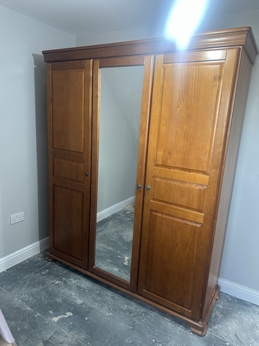 Cherry oak wardrobe with - wardrobe,